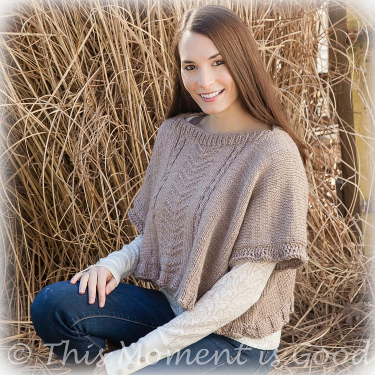 Loom Knit Poncho Pattern This Moment is Good