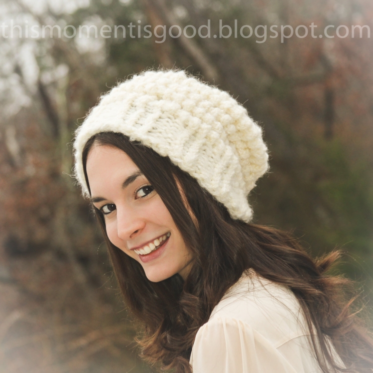 LOOM KNIT LADIES VINTAGE STYLE HAT PATTERN