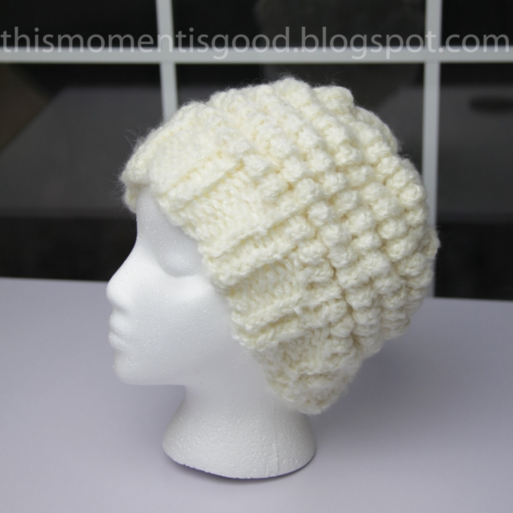 LOOM KNIT LADIES VINTAGE STYLE HAT PATTERN