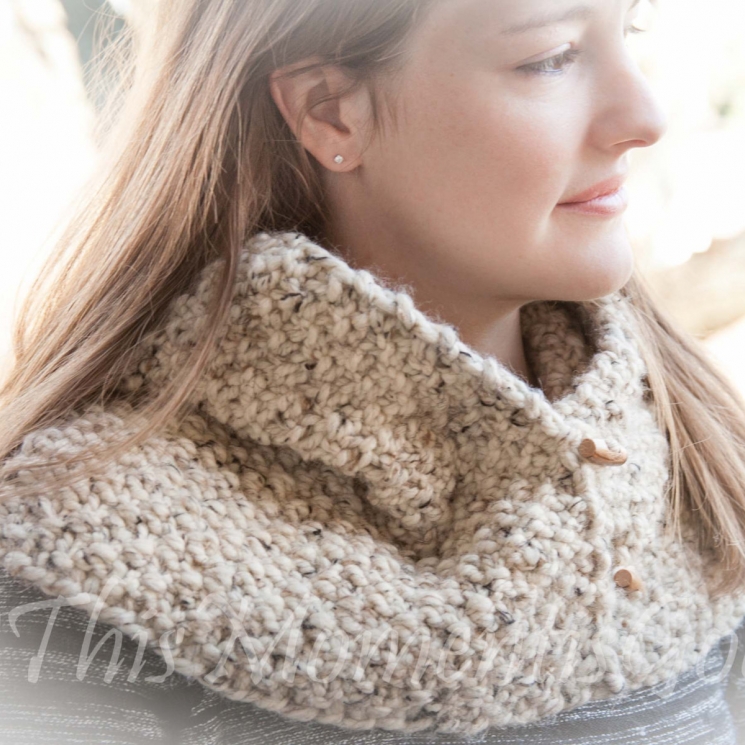 Loom Knit Cowl Pattern, The Country Cowl