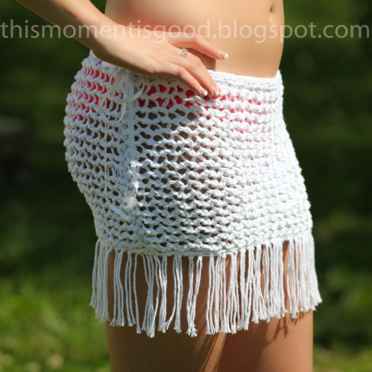 LOOM KNIT SWIMSUIT COVER-UP PATTERN