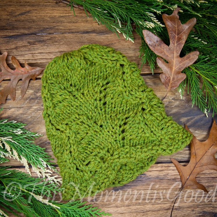 LOOM KNIT FERN LACE HAT PATTERN, LIGHTWEIGHT HAT PATTERN