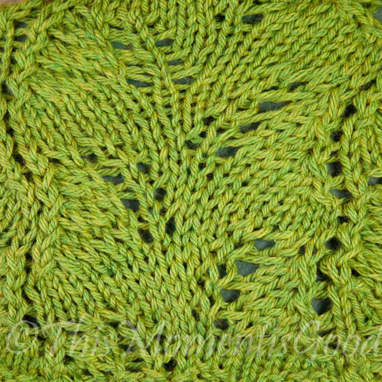 LOOM KNIT FERN LACE HAT PATTERN, LIGHTWEIGHT HAT PATTERN