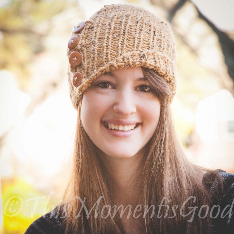 Loom Knit Ladies Tweed Cloche Hat Pattern