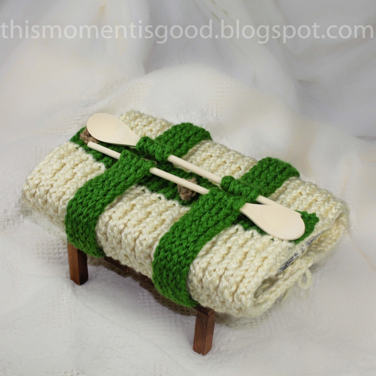 LOOM KNIT CASSEROLE CARRIER PATTERN
