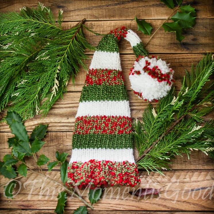 LOOM KNIT ELF & WATERMELON HAT PATTERNS