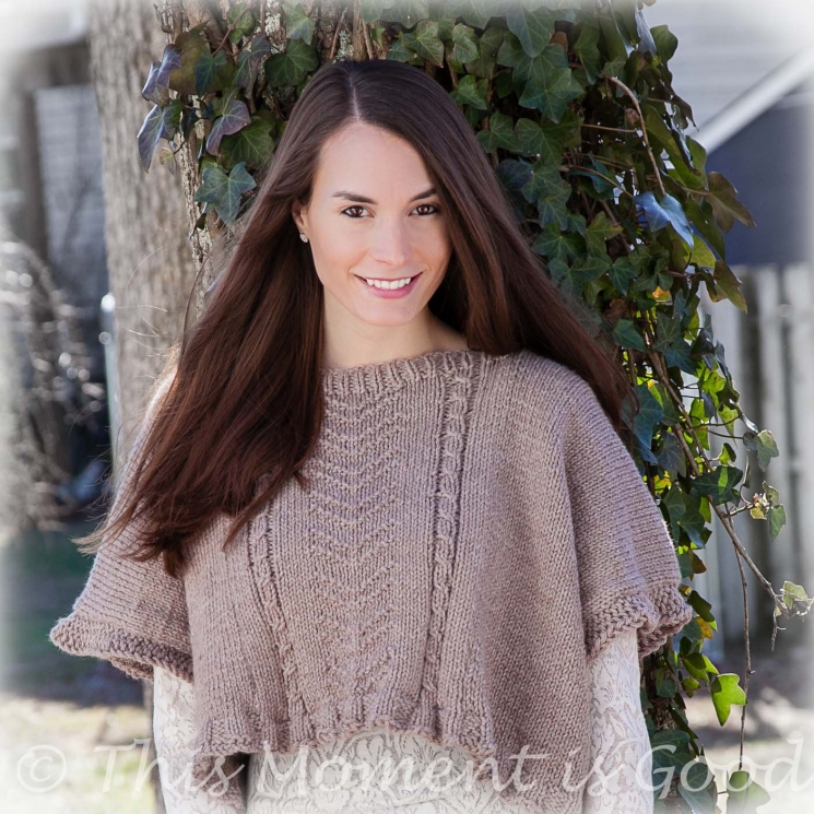 LOOM KNIT PONCHO TOPPER PATTERN