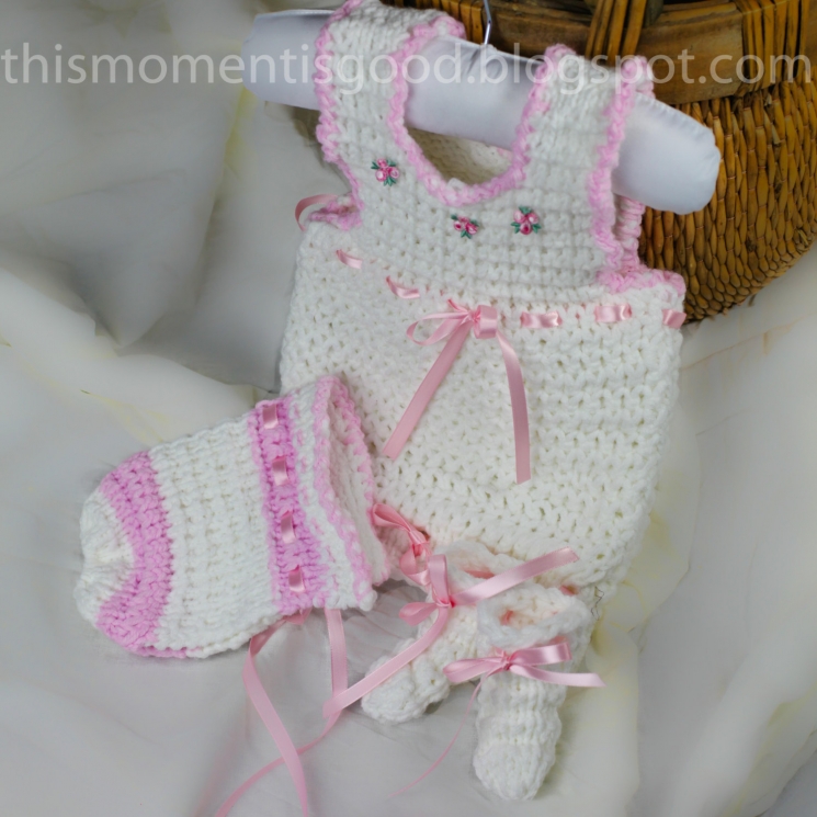 LOOM KNIT BABY ONESIE SET PATTERN