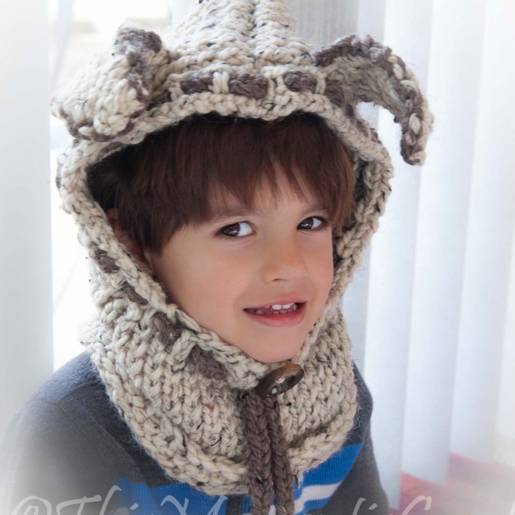 LOOM KNIT HOOD (3) PATTERN COLLECTION