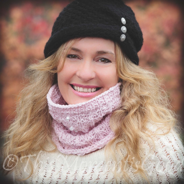 LOOM KNIT LACE COWL/NECKWARMER PATTERN