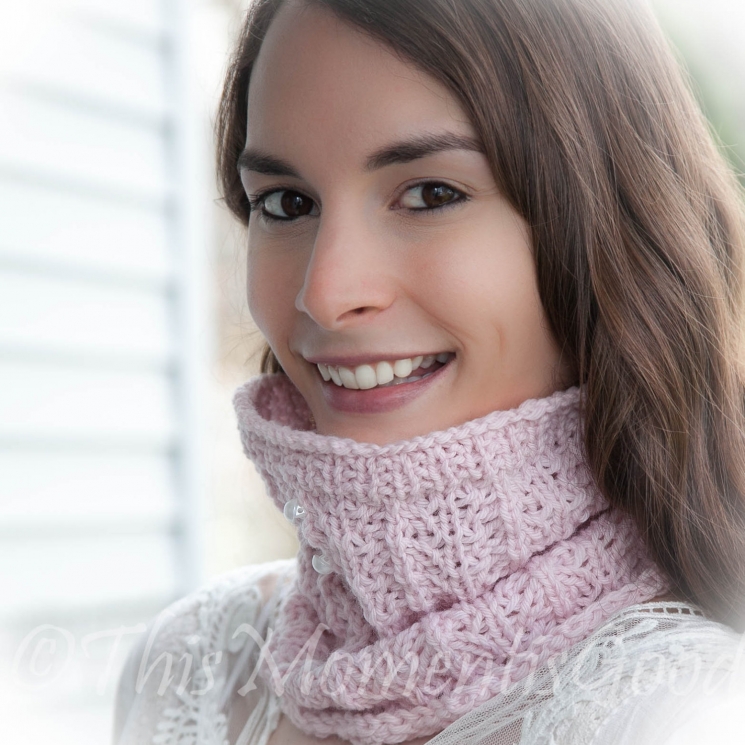 LOOM KNIT LACE COWL/NECKWARMER PATTERN