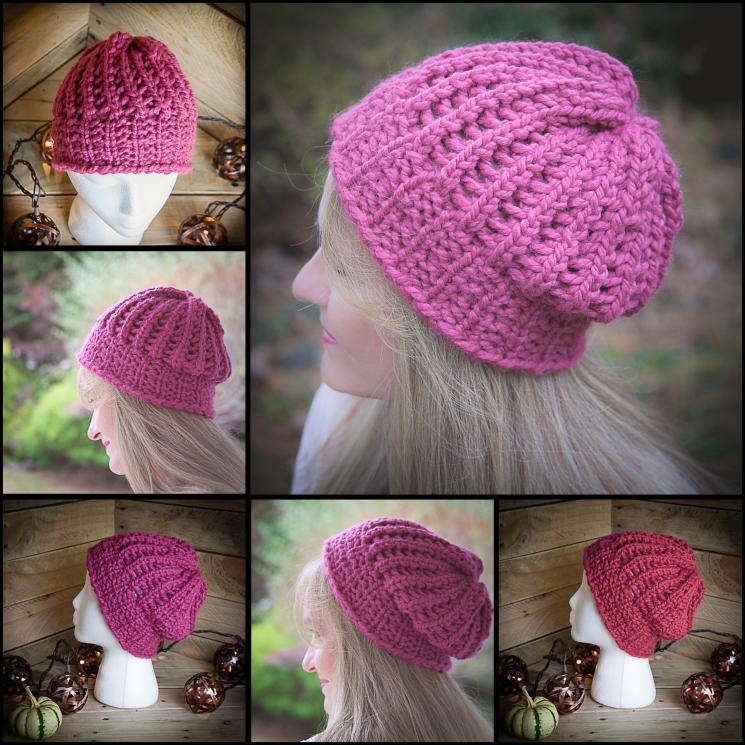 Loom Knit Eyelet Lace Hat Pattern, PDF PATTERN Download