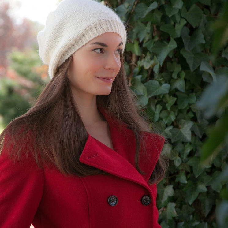 Loom knit beret PATTERN, winter, trendy, hat, tam, toddler, child, teen/adult