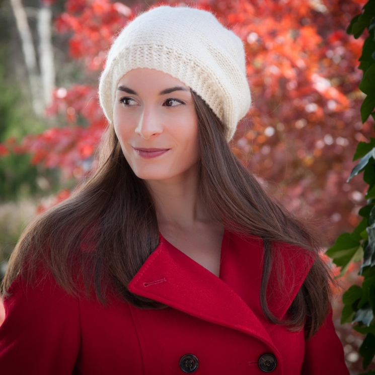 Loom knit beret PATTERN, winter, trendy, hat, tam, toddler, child, teen/adult