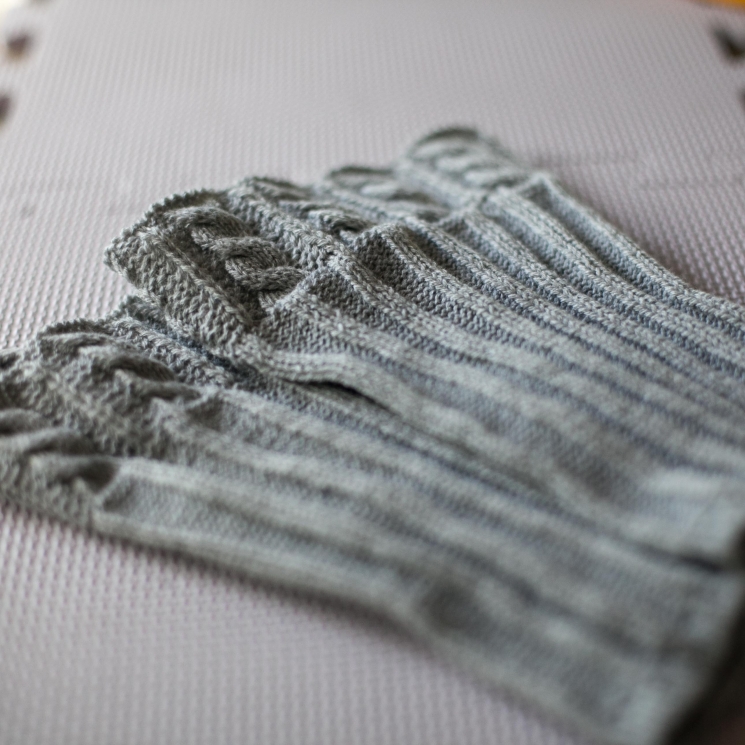 Loom Knit Cable Boot Toppers PATTERN