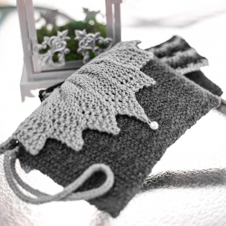 Loom Knit Clutch, Purse, Evening Bag, Wristlet PATTERNS. Elegant Evening Bag, We