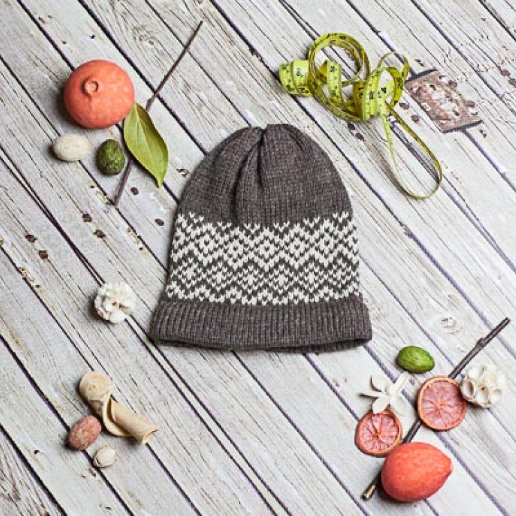 Loom Knit Fair Isle Hat Patterns. 6 PDF Patterns Included.