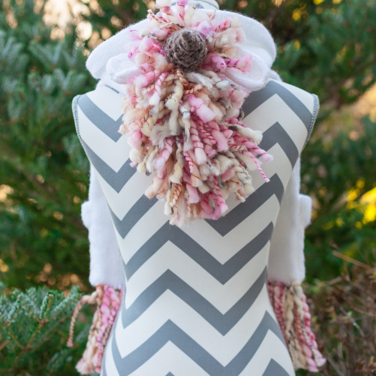 Loom Knit Unicorn Pocket Scarf With Hood PDF PATTERN. Double Pockets for hands a