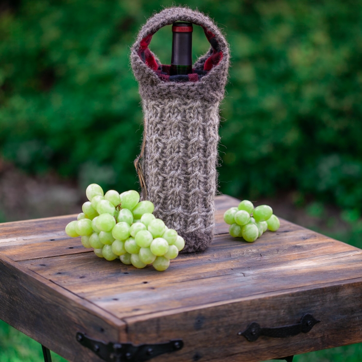 Loom Knit Wine Themed Pattern Collection, 3 PDF Patterns included; Wine glass la