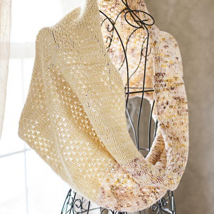 Loom Knit Lace Shawl, Snood, Cowl, Scarf, Table Runner Pattern Collection. 4 des