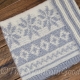 Loom Knit Fair Isle Cowl PATTERN. Loom Knit Snowflake Cowl, Scarf Pattern.