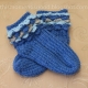 Loom Knit Scallop/Crocodile Slipper Sock Pattern