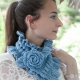 Loom Knit Victorian Cowl, Neckwarmer Pattern