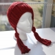 LOOM KNIT EARFLAP HAT WITH TASSELS PATTERN
