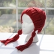 LOOM KNIT EARFLAP HAT WITH TASSELS PATTERN