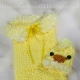 Loom Knit Newborn Cocoon Pattern Baby Chick