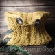OM KNIT PICOT & RIBBED COWL PATTERN