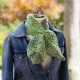 Loom Knit Leaves & Lace Ascot, Keyhole Scarf Pattern