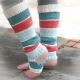 Loom Knit Legwarmer Pattern, Dancer, Yoga, Stirrup Style Legwarmer Pattern. Inst