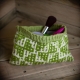 Loom Knit Wallet, Make Up Bag 2 PATTERN Set. Mosaic Wallet and Travel Case/Make Up Bag PDF Pattern. Loom knit wallet, change purse, make up bag, travel case, credit card holder