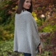 Loom Knit Shrug Style Cardigan Pattern. Oversized fit, Warm Winter Sweater. PDF