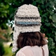 Loom Knit Faux Fur Trapper Hat and Cowl PDF PATTERN. Ultra-soft, luxury Neckwarm