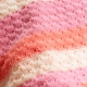 Loom Knit Baby Blanket With Crochet Edging PATTERN. Stroller Size, Tuck Stitch,