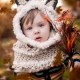 Loom Knit Wolf Hood PDF PATTERN. Oversized and Warm, Quick Project! Digital Down