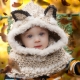 Loom Knit Wolf Hood PDF PATTERN. Oversized and Warm, Quick Project! Digital Down