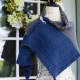 Loom Knit Wrap Pattern With Cable Edge, Sophisticated Wrap That Can Be Used as C