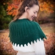 Loom knit cape pattern, capelet, shawl, poncho, wrap, victorian, PATTERN. Femini
