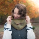 Loom Knit Brioche Cowl PATTERN, Cowl, Scarf, Neckwarmer, Preppy, Equestrian Styl