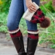Loom Knit Buffalo Plaid Hat & Boot Toppers Pattern Set. Extra Warm Winter Loom K
