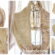 Loom Knit Lace Shawl, Snood, Cowl, Scarf, Table Runner Pattern Collection. 4 des
