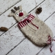 Loom Knit Christmas Cocoon And Reindeer Hat Pattern For Newborn Baby.