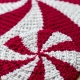Loom Knit Rug PATTERN. Starlight, Peppermint, Pinwheel Color Design. 3 sizes, La