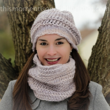 Loom Knit Hat and Cowl Set Pattern
