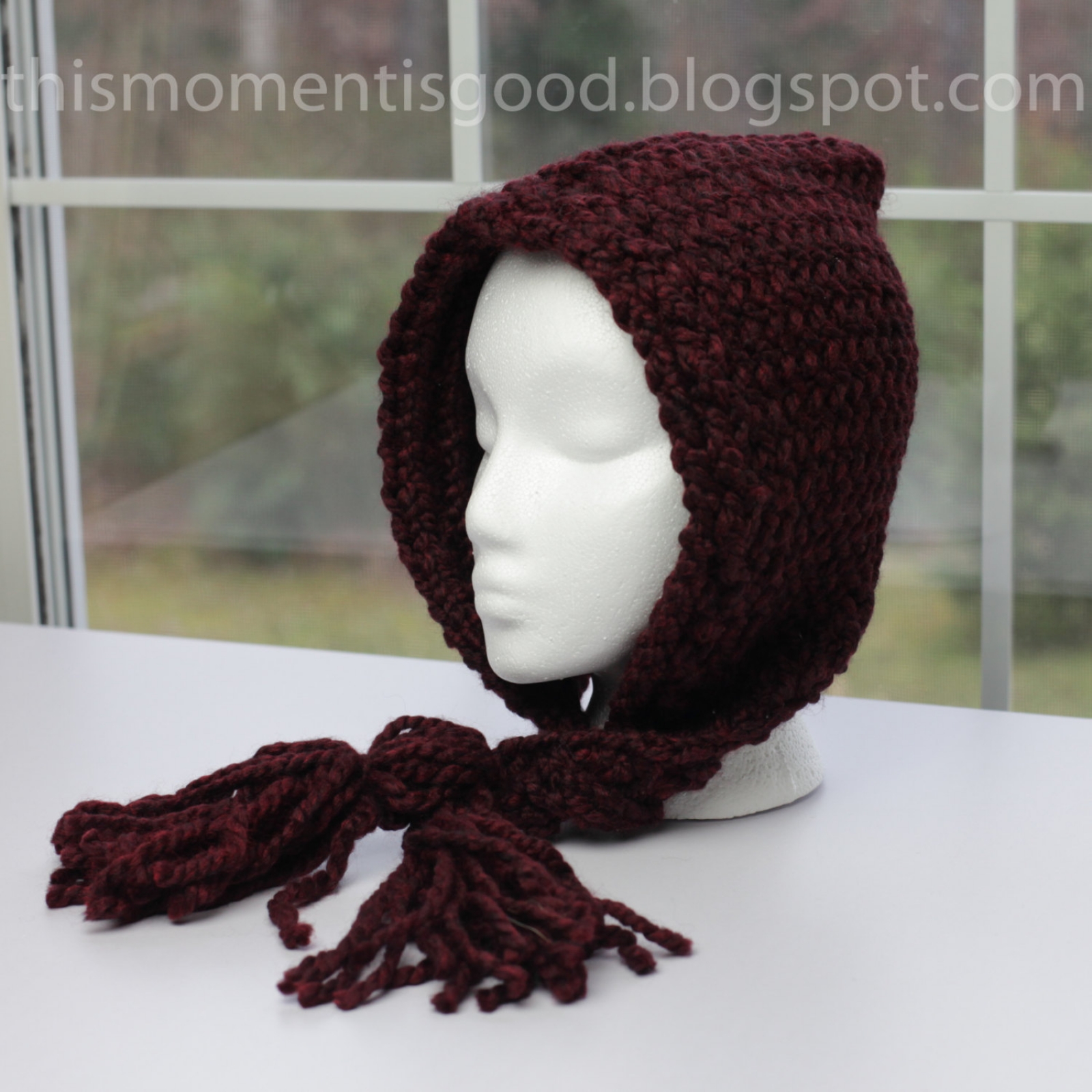 OOM KNIT LADIES/TEEN HOOD PATTERN | This Moment is Good