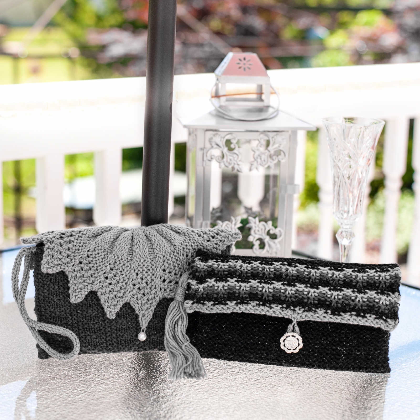 Loom Knit Clutch, Purse, Evening Bag, Wristlet PATTERNS. 2 PDF Pattern
