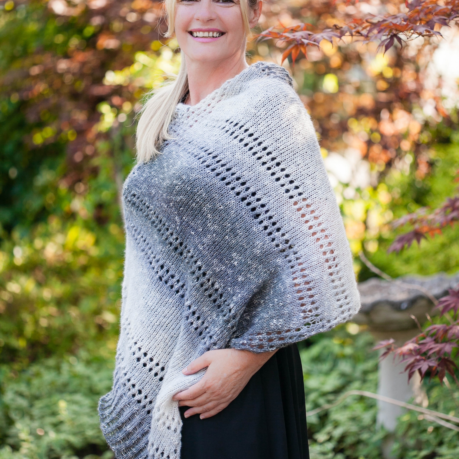 Loom knit poncho/cape pattern by This Moment is Good ...